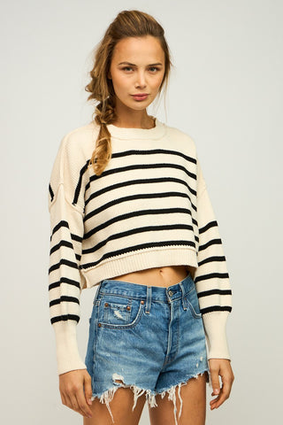 Take on Me Striped Sweater
