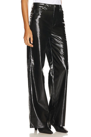 Franklin Coated Faux Leather Pants in Right on Time