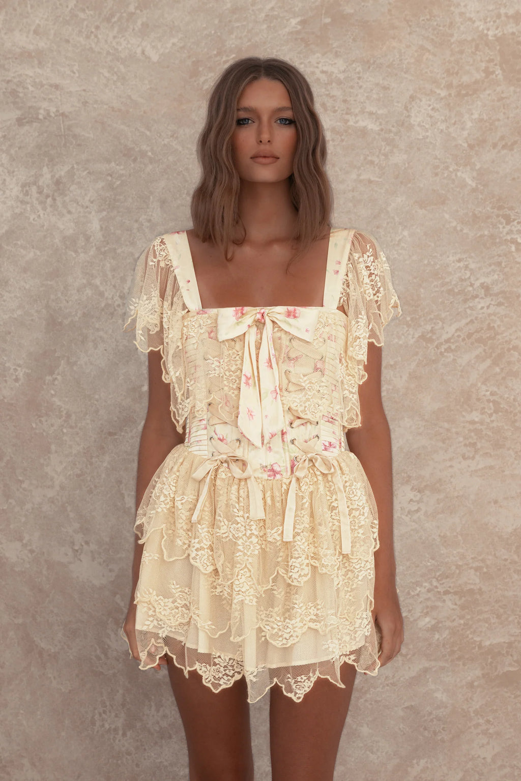 fillyboo lotus mini dress FILLYBOO Lotus 'Carnivale' Corset Mini Dress In Pink Lusso Di Luna Boutique
