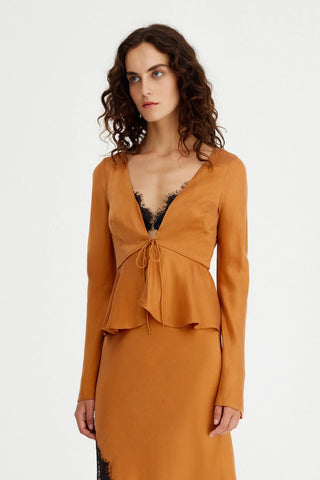 Significant Other Helaina Top in Caramel