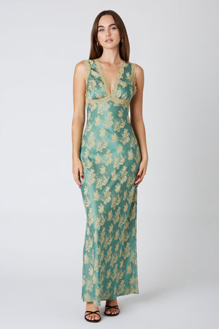 Jade Dream Slip Maxi Dress
