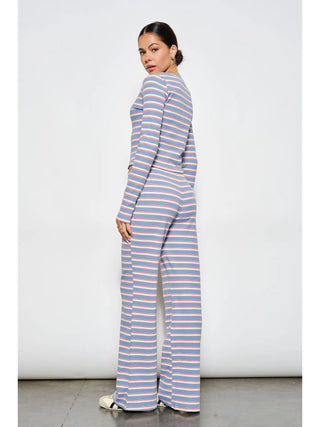 Simone Striped Knit Top