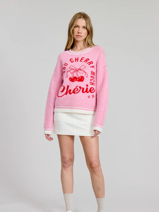 Love You Cherry Much Sweater
