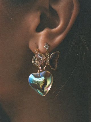 Rebecca Heart Earrings