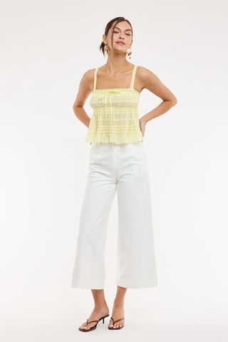 Ruffle Lace Cami