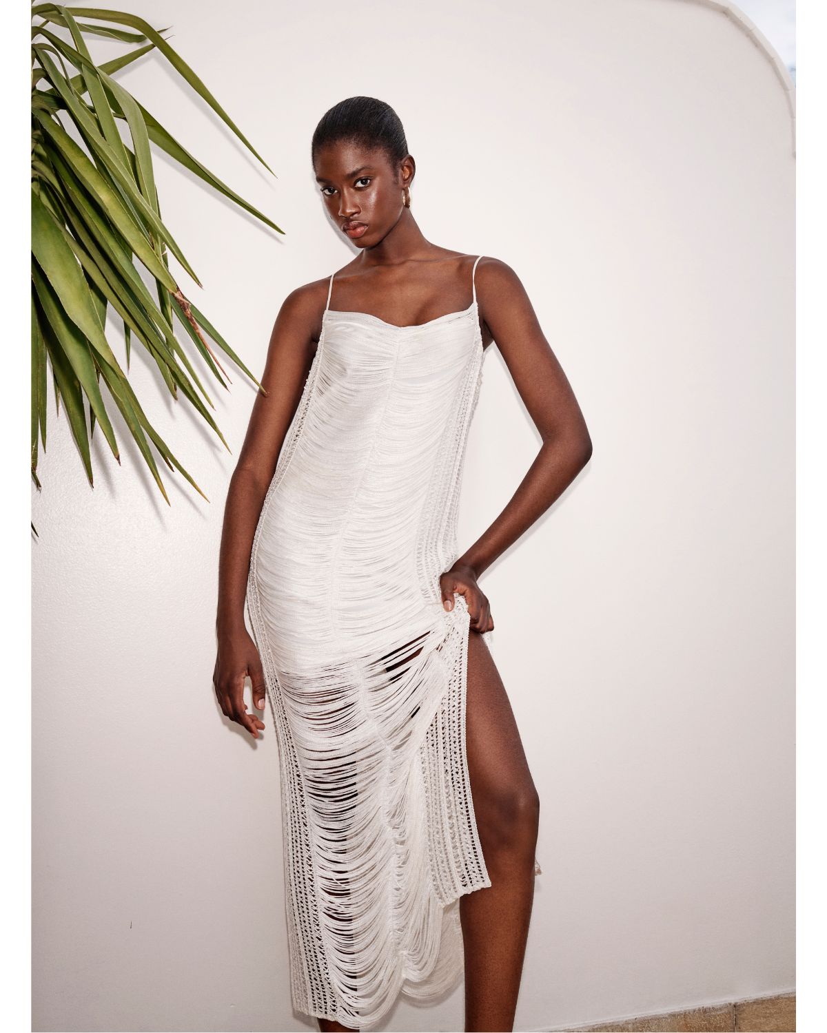 PatBo Draped Fringe Maxi Dress – Cattivo PatBo Draped Fringe Maxi Dress – Cattivo