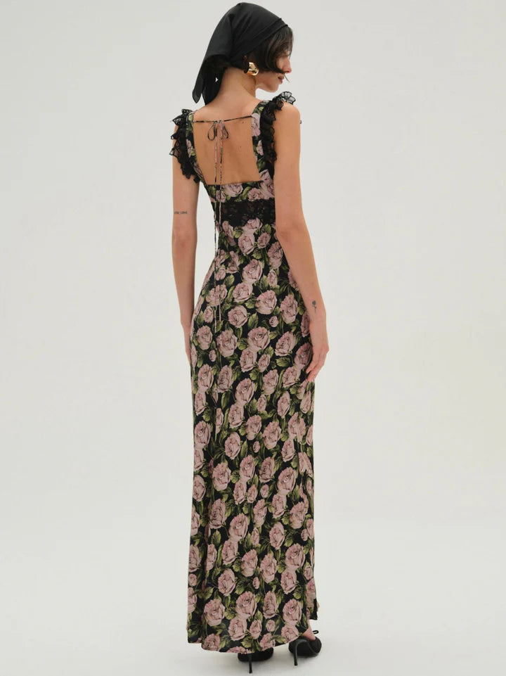 Fallen Rose Maxi Dress by For Love & Lemons – Cattivo Fallen Rose Maxi Dress by For Love & Lemons – Cattivo