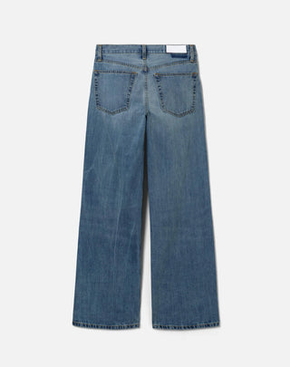 Mid Rise Wide Leg Jeans