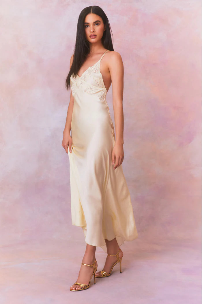 Loveshackfancy Kesslyn Slip Maxi Dress Cattivo Loveshackfancy Kesslyn Slip Maxi Dress Cattivo