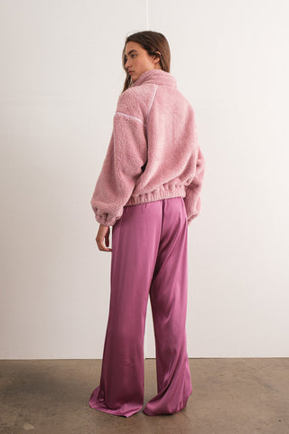 Skye Fleece Pullover in Pink