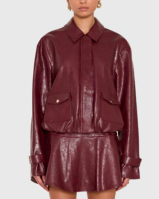 Karla Jacket in Burgundy