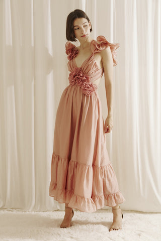 Romantic Rose Maxi Dress