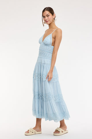 Something Blue Heirloom Maxi Dress – Cattivo