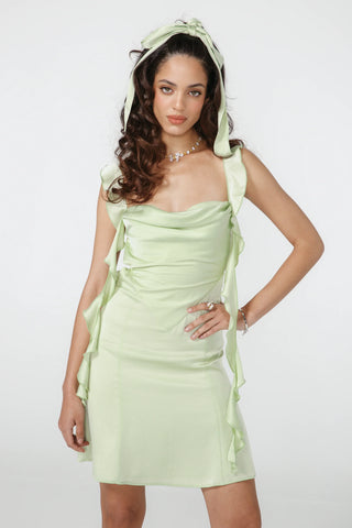 nana jacqueline dress green Caroline Dress