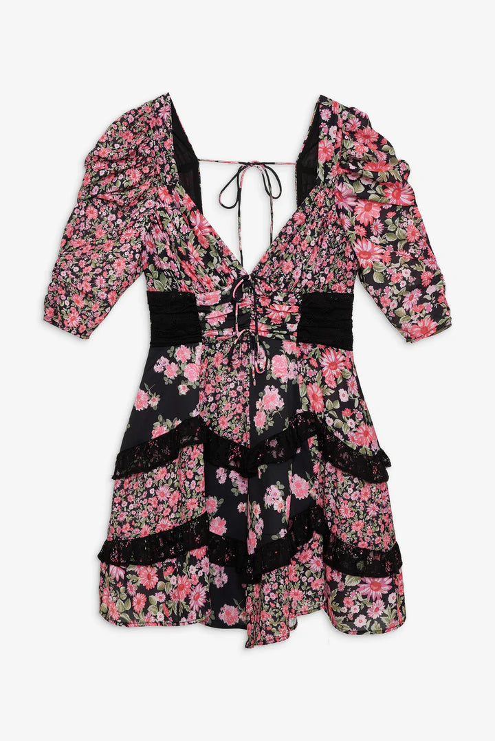 Rosalyn Mini Dress in Black Cattivo Rosalyn Mini Dress in Black Cattivo