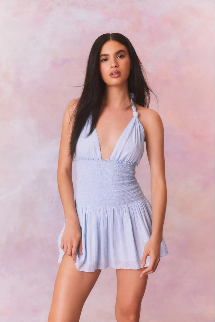luisetta halter mini dress ashley.lynn on LTK