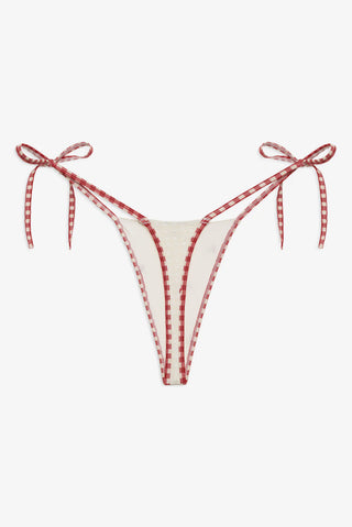 Beaded Cherries Bikini Bottom