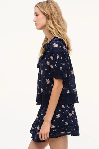 Romilly Blouse in Inkwash