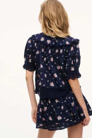 Romilly Blouse in Inkwash