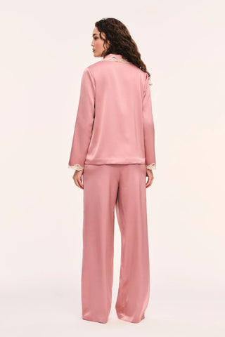 Chelly Crepe Button-Down Top