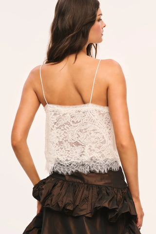 Auraveyn Lace Ruffle Cami