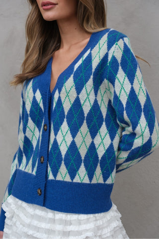 Sherlock Cardigan in Blue