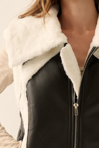 Furry Biker Vest