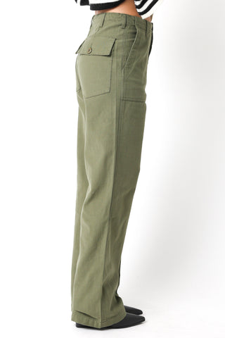 Logan Wide Leg Utility Pants in Olive