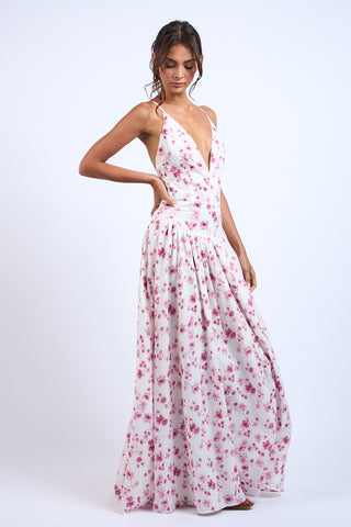 Strawberry Wine Maxi Dress M