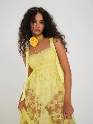 For Love & Lemons Emma Maxi Dress