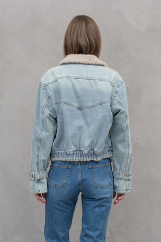 Sherpa Denim Trucker Jacket