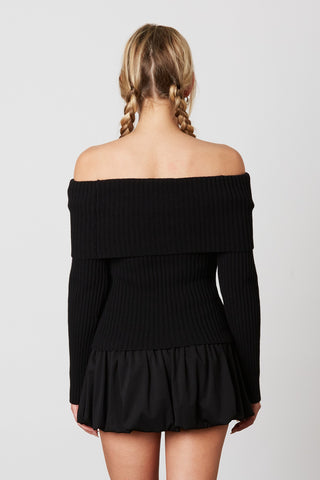 Blank Space Off Shoulder Sweater