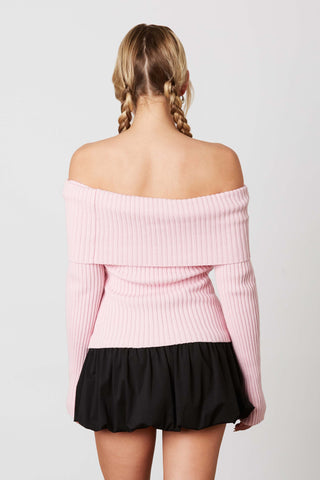 Blank Space Off Shoulder Sweater