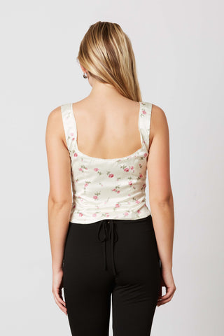 Ivory Rose Corset Top