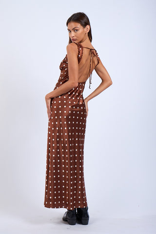 Olivia Satin Polka Dot Dress Olivia Satin Polka Dot Dress