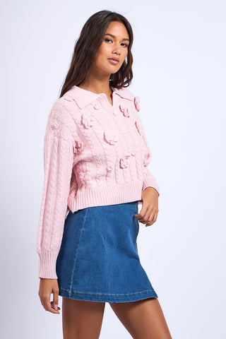 Blush and Bloom Sweater