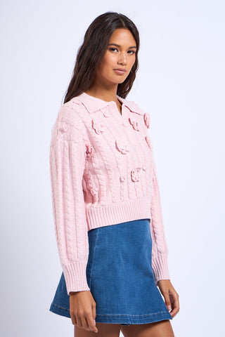 Blush and Bloom Sweater