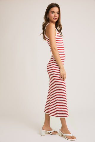 Coastal Lines Maxi Dress