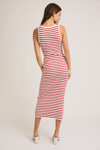 Coastal Lines Maxi Dress