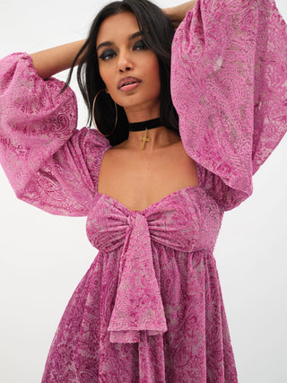 Francesca's purple lace sales dress