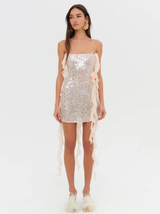 For Love & Lemons Sydney Sequin Mini Dress