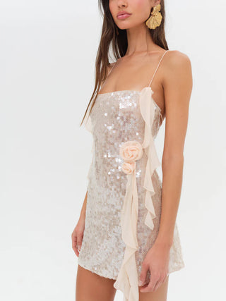 For Love & Lemons Sydney Sequin Mini Dress