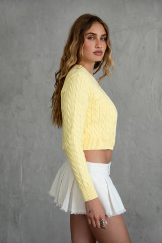 Noah Cable Knit Cardigan