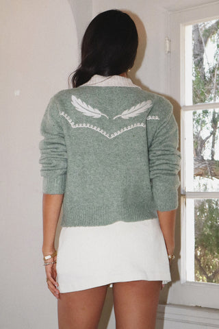 Montana Embroidered Cardigan
