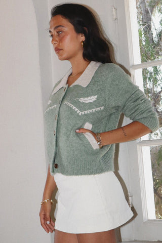 Montana Embroidered Cardigan