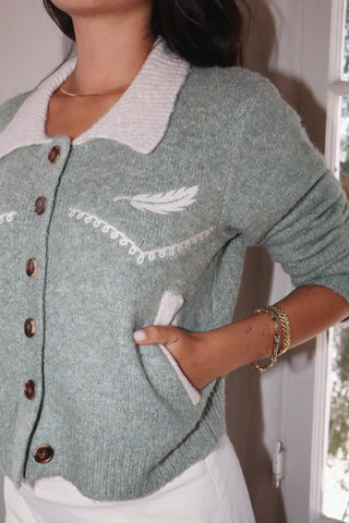 Montana Embroidered Cardigan