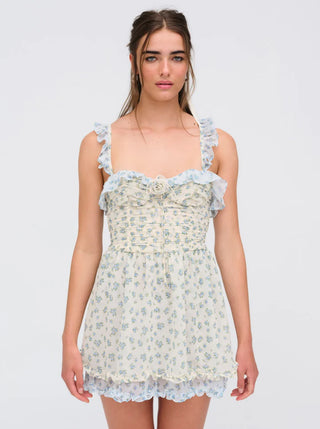 For Love and Lemons Chateau Mini Dress