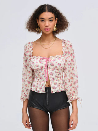 For Love & Lemons Etienne Top