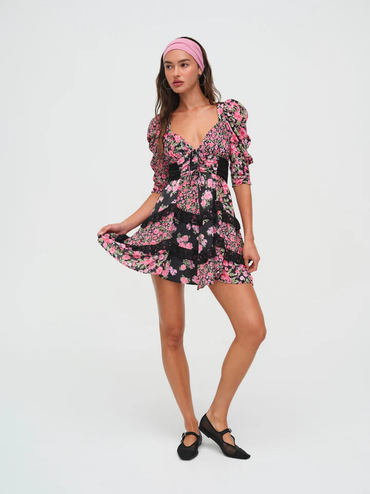 Rosalyn Mini Dress in Black Cattivo Rosalyn Mini Dress in Black Cattivo