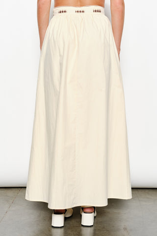 Rory Gingham Maxi Skirt